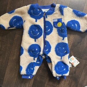MiniOlie fleece baby romper
